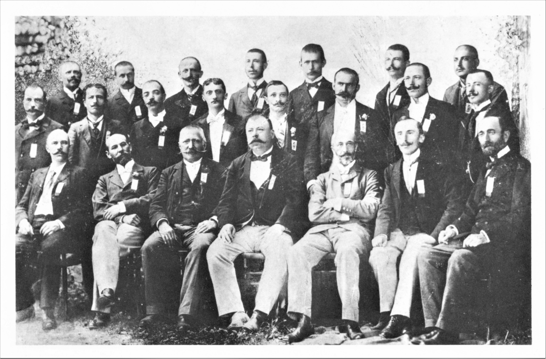 Ältestes Foto des Männergesangvereins Oberwart (Luka) und dessen Geschichte