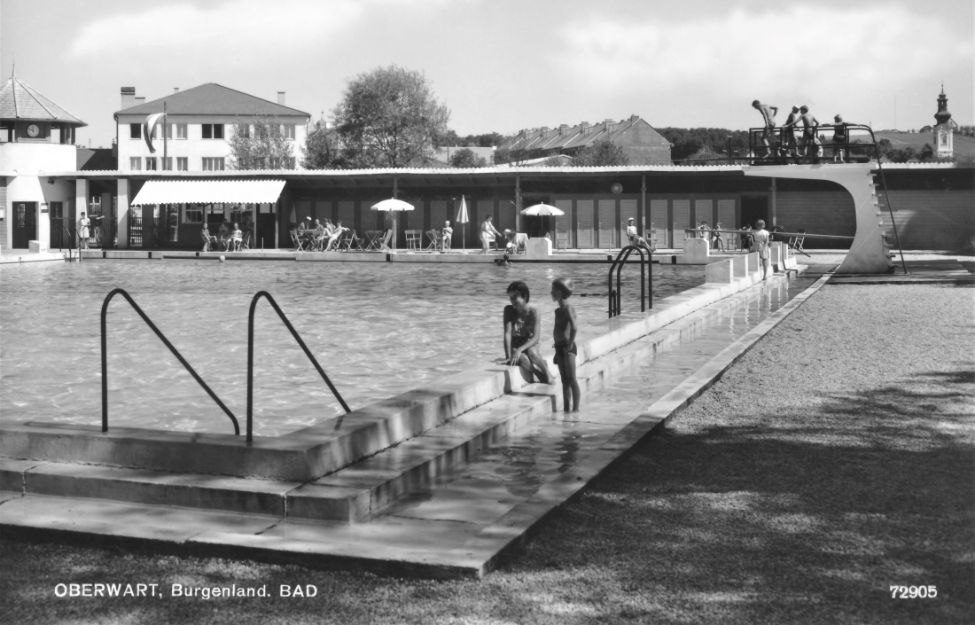 Ansichtskarte: Freibad / Schwimmbad (Badgasse 6)