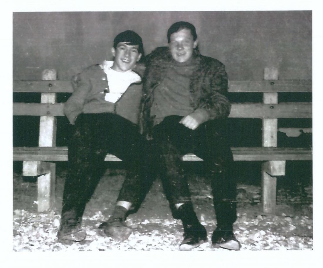 St. Martin: Zwei Freunde - li Josef Klepits und re Julius Ratz