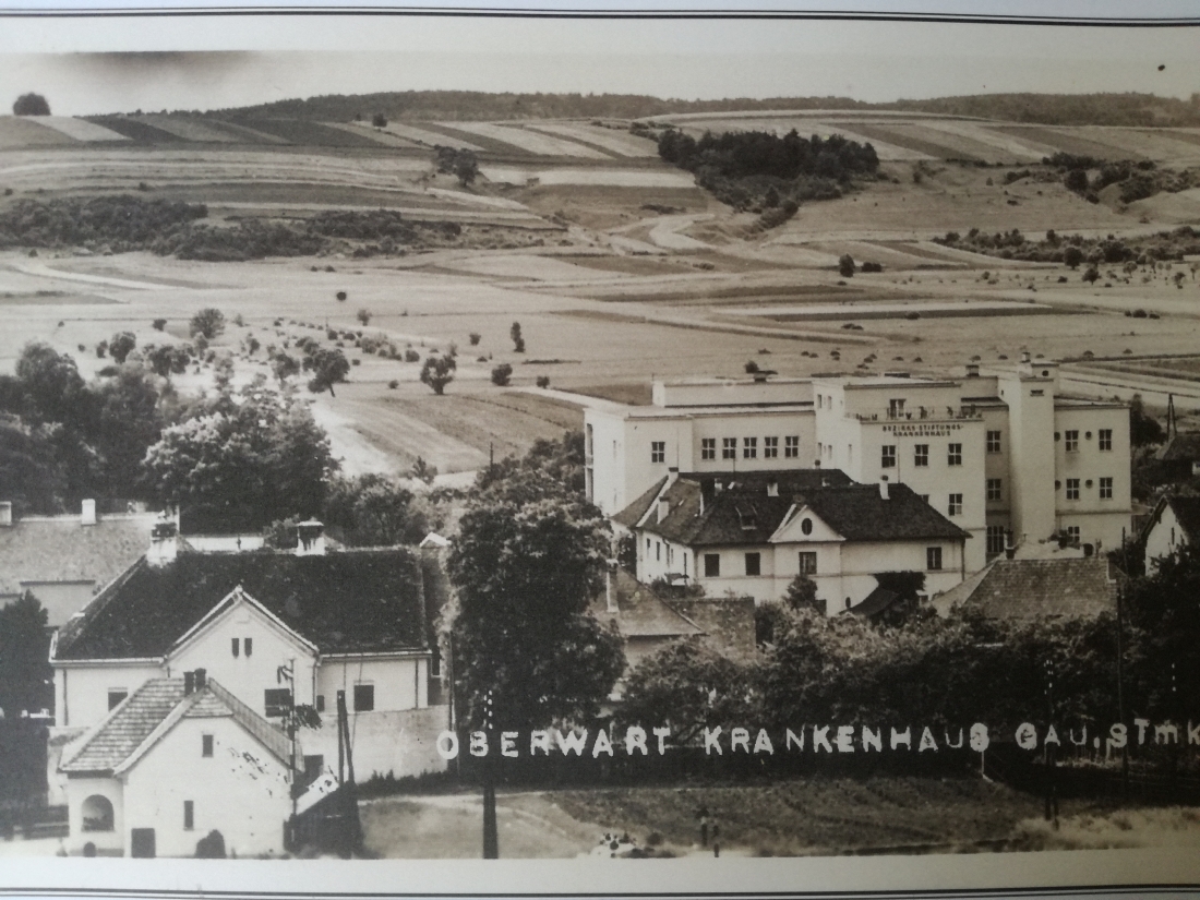 Ansichtskarte: Krankenhaus (Spitalgasse / heute Dr.-Emmerich-Gyenge-Platz)