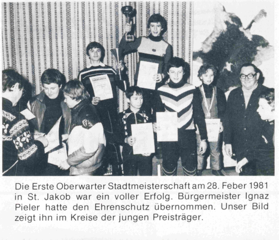 1. Oberwarter Stadtskimeisterschatften - Radisch/Draschkowitz/Gangoly/Graf/Lonyai/Kiss/Pieler/Larcher