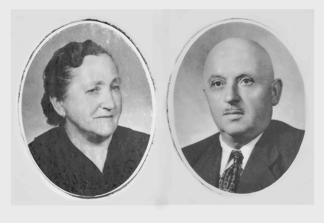 Julianna Gaal (geb. Leb, *1897/+1984) und Emmerich/Imre Gaal sen. (*1898/+1957) - OW 110 / Semmelweisgasse 6 (Portraits)