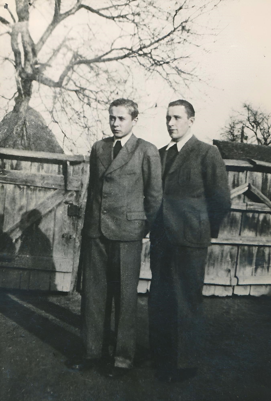 Zwei Freunde: Ludwig Benedek (*1925/+1988) und Alexander Tölly (*1925/+2009)