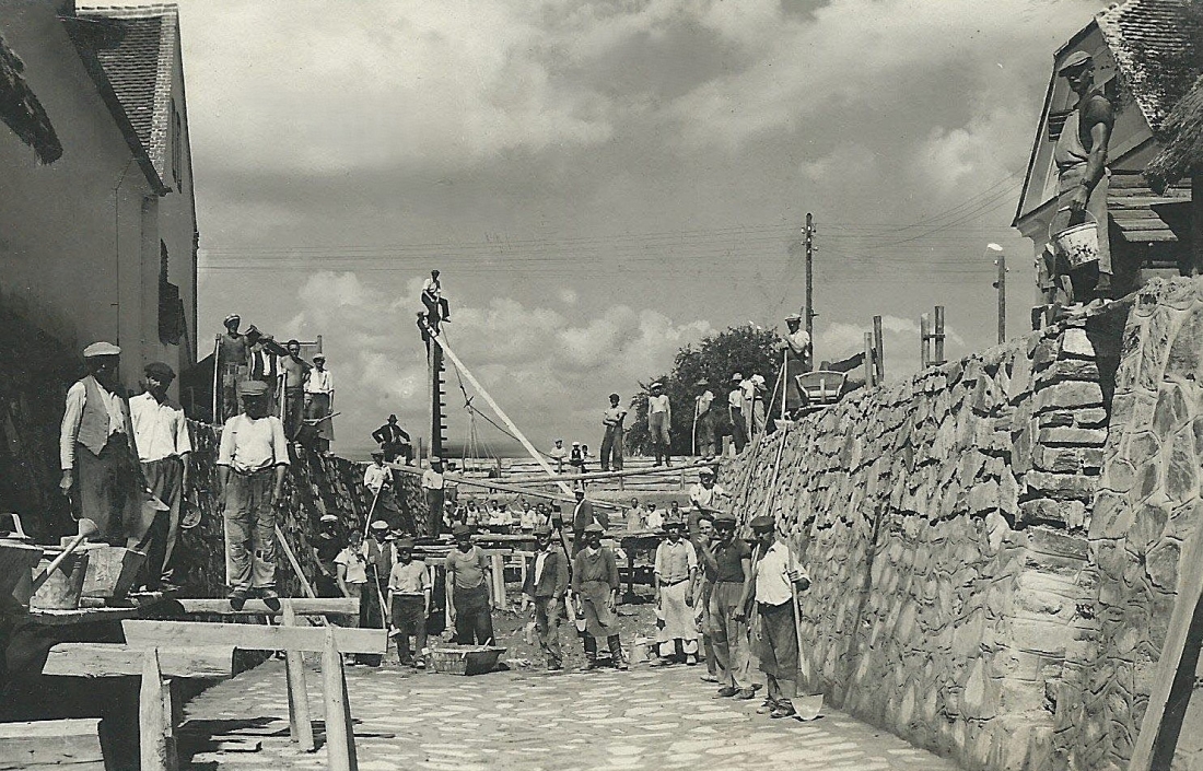 Pinka: Regulierung 1937 / Gerinne im Bereich Grazerstraße 71 (Gasthaus Zambo)