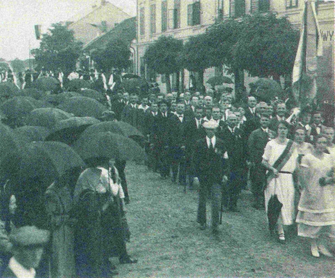 27. Mai 1923: 25 Jahre Oberwarter Männergesangverein (MGV) "Sängerfest und Fahnenweihe"