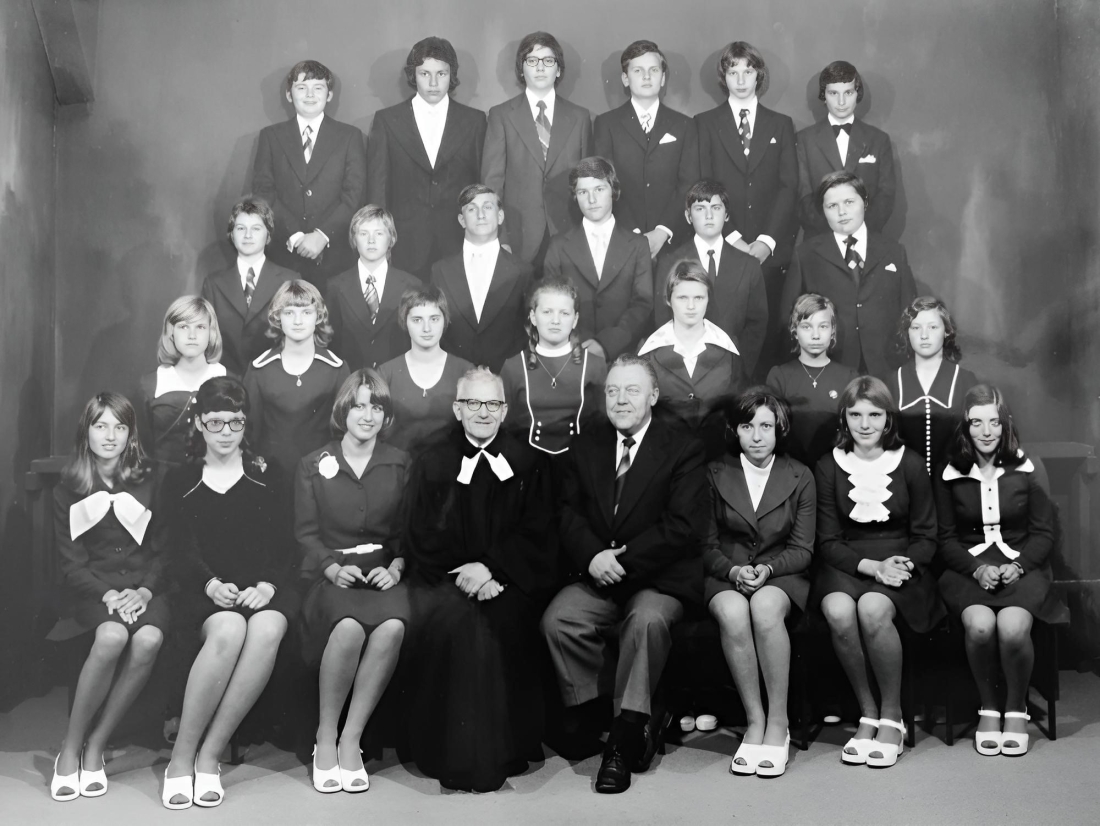 Evang. Pfarre AB: Konfirmation 1974 - Böhm/Sedlaczek