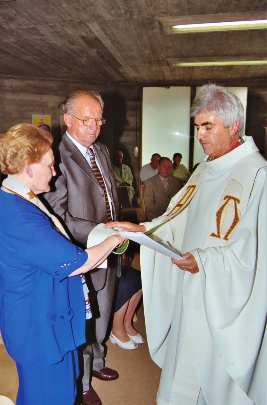 Röm. kath. Pfarre: Goldene Hochzeit Irene (geb. Vörös, *1931/+2025) und Alfred (*1929/+2020) Riegler