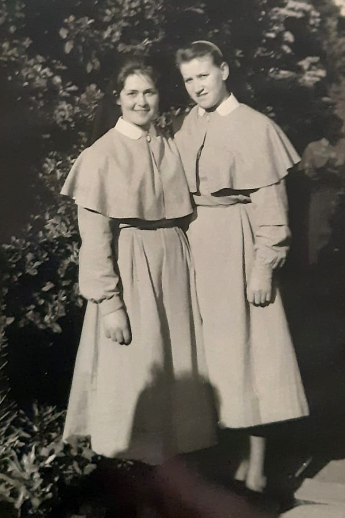 Schwesternschülerin Monika Steurer (geb. Amtmann. *1943/+2020) bei den Luisienschwestern in Graz