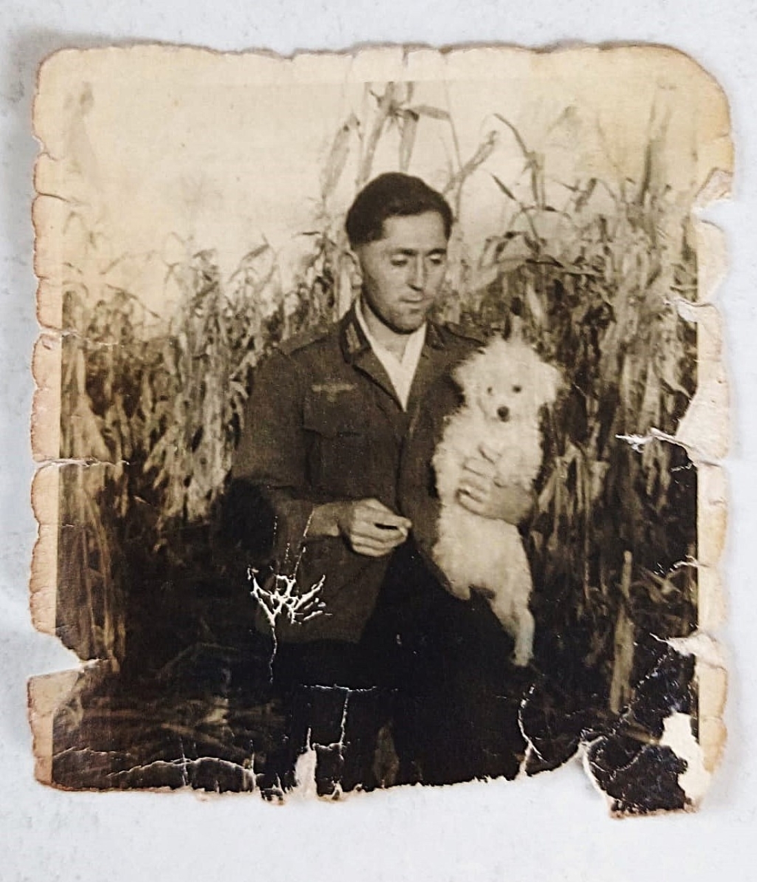 Akad. Bildhauer und Steinmetz Franz Ferdinand Jandl (*1906/+1990) als Soldat der Deut. Wehrmacht in Sowj. Kriegsgefangenschaft