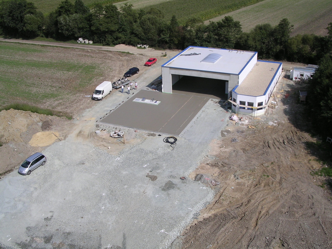 ÖAMTC-Rettungshubschrauber Christophorus 16: Bau des neuen Hangars - Am Flugfeld 21