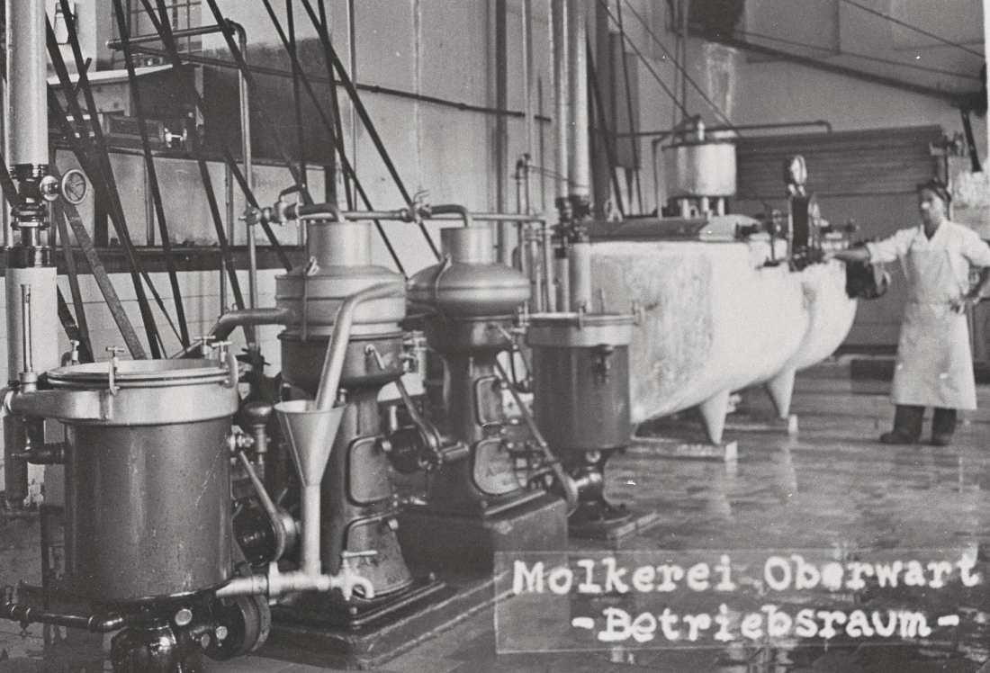 Genossenschaftsmolkerei: Ein Betriebsraum in der ersten Molkerei (Wienerstraße 8b)