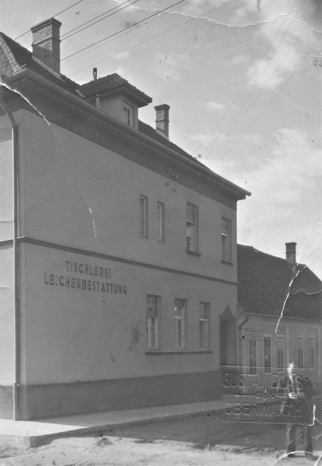 Tischlerei und Leichenbestattung Josef Tölly  (OW 119b / Steinamangererstraße 12)