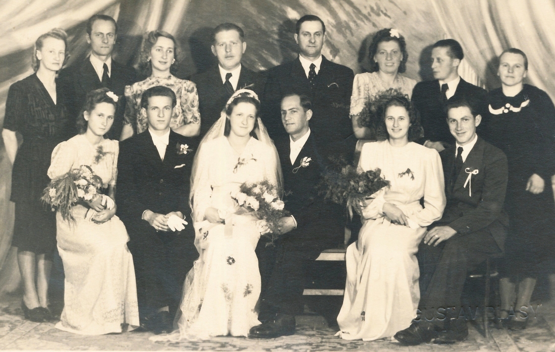 Hochzeit Josef Polster (*1914) und Riegler Helene (*1928)