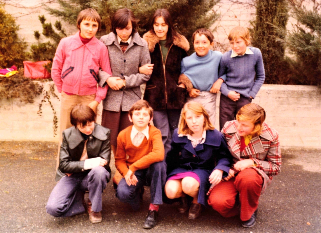 Röm. kath. Pfarre: Firmgruppe von Schwester Lioba 1976 - Kogler/Arth/Pustai/Grof/Krutzler/Reiter/Zarka/Szarvas