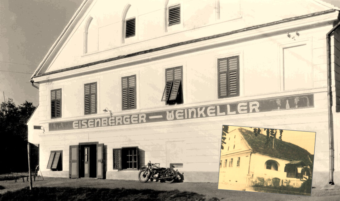 "Schwabhaus" - ehemals Weinhalle und Weingroßhandlung sowie Ziegelei Josef Zambo (OW 66 / Steinamangererstraße 75) - Arkadenhaus