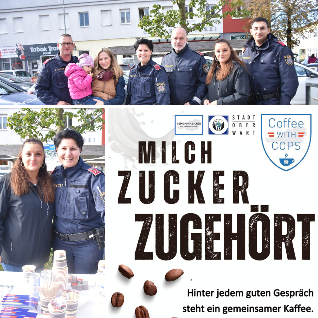 Coffee with Cops - Gespräche mit der regionalen Polizei (vorm. Gendarmerie)