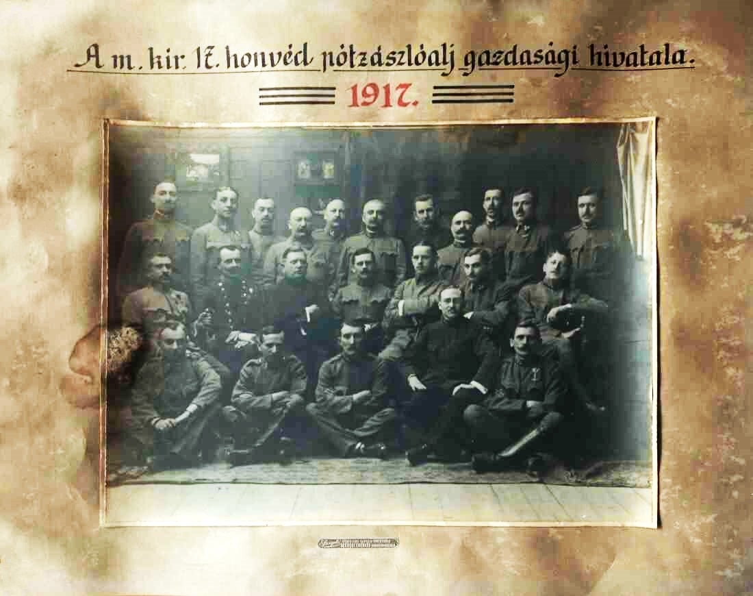 1. Weltkrieg: 17. Honvéd Ersatzbataillon, Original "17. Honvéd Pótzászlóalj"