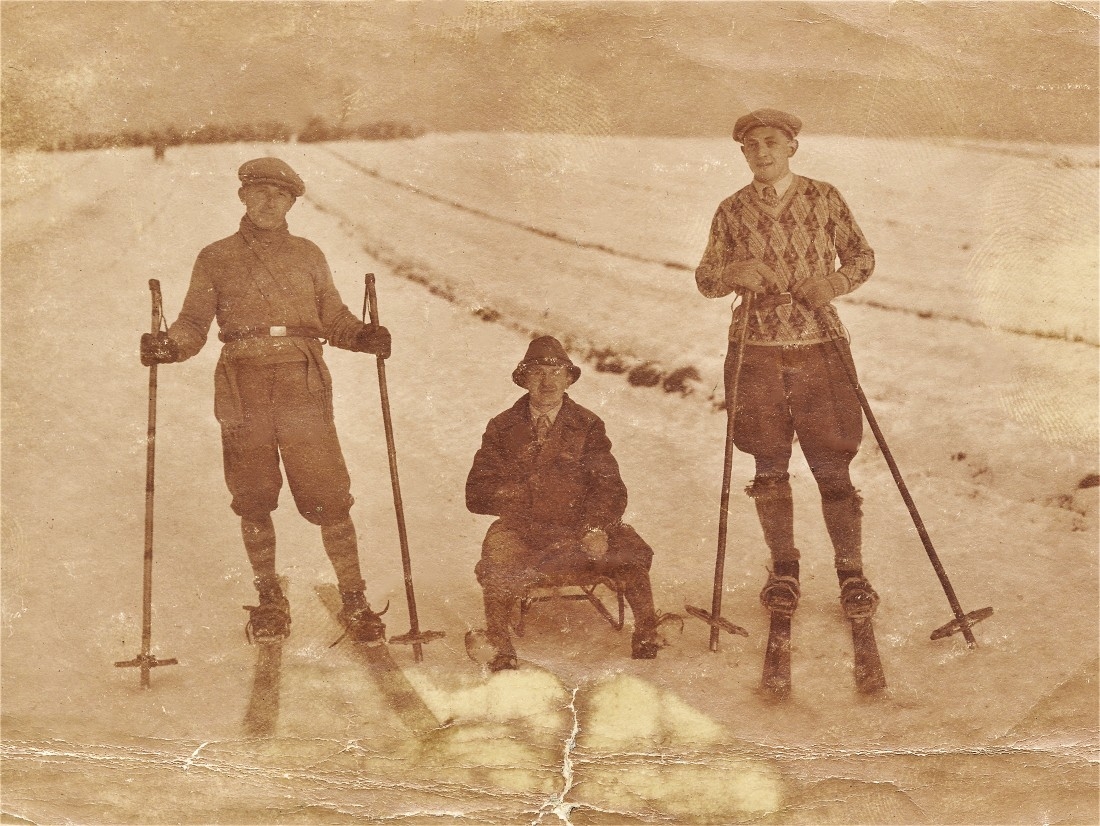Wintersport - wahrscheinlich im Fenektal