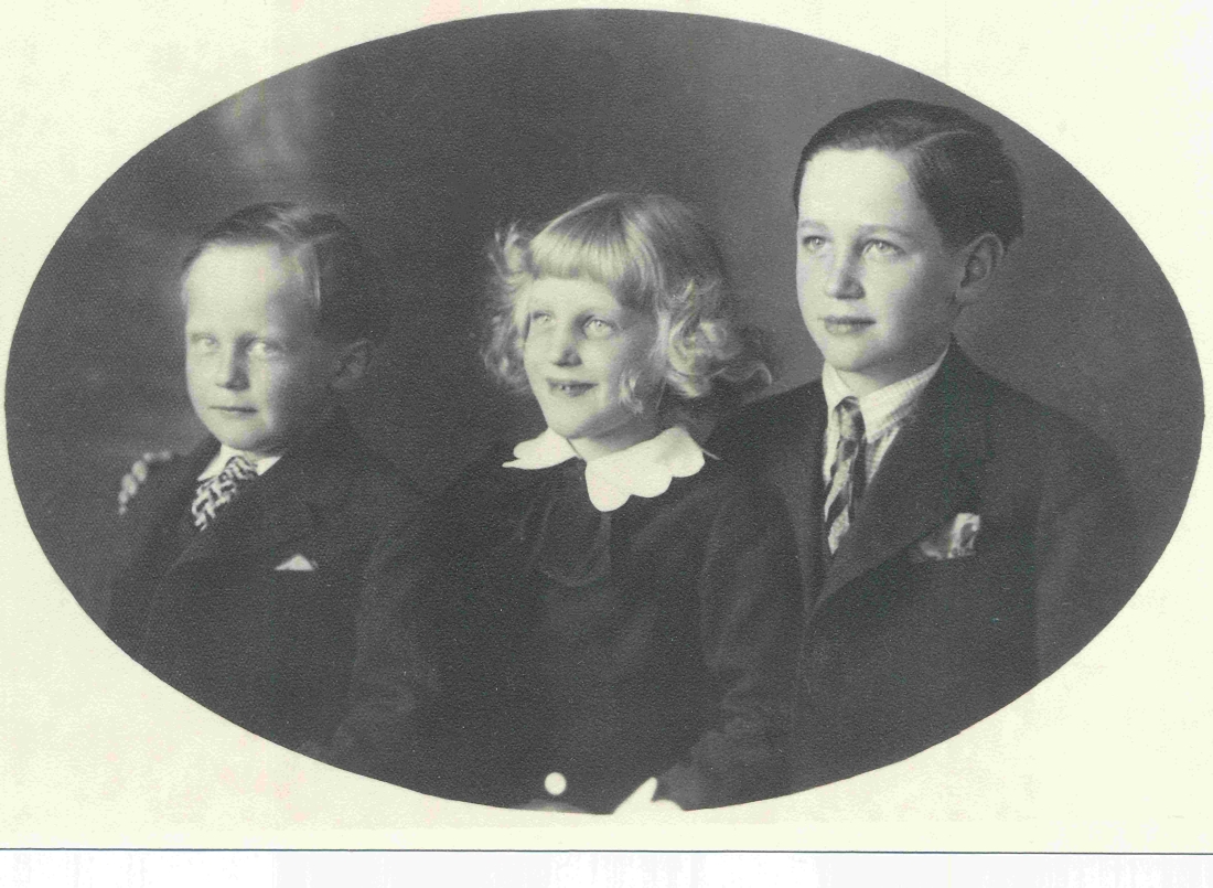 Die Kinder des Gastwirtehepaars Johann und Gisela Neubauer