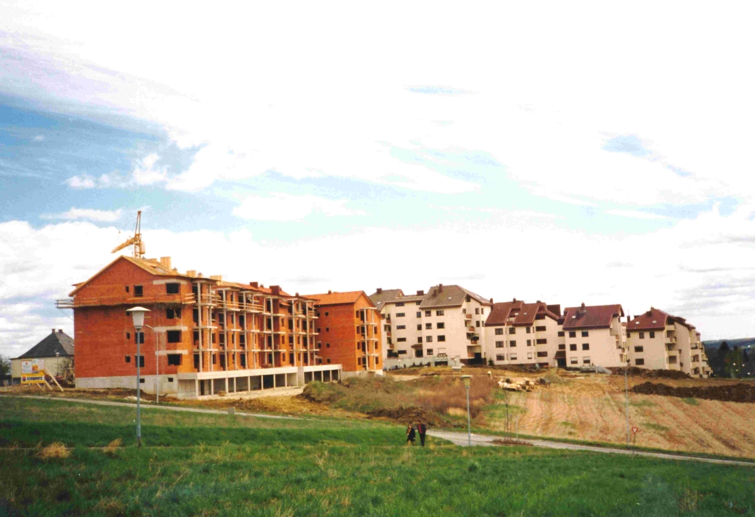 OSG: Errichtung der Wohnhausanlage mit den Häusern Obere Hochstraße 5a, 5b, 5c und 5d