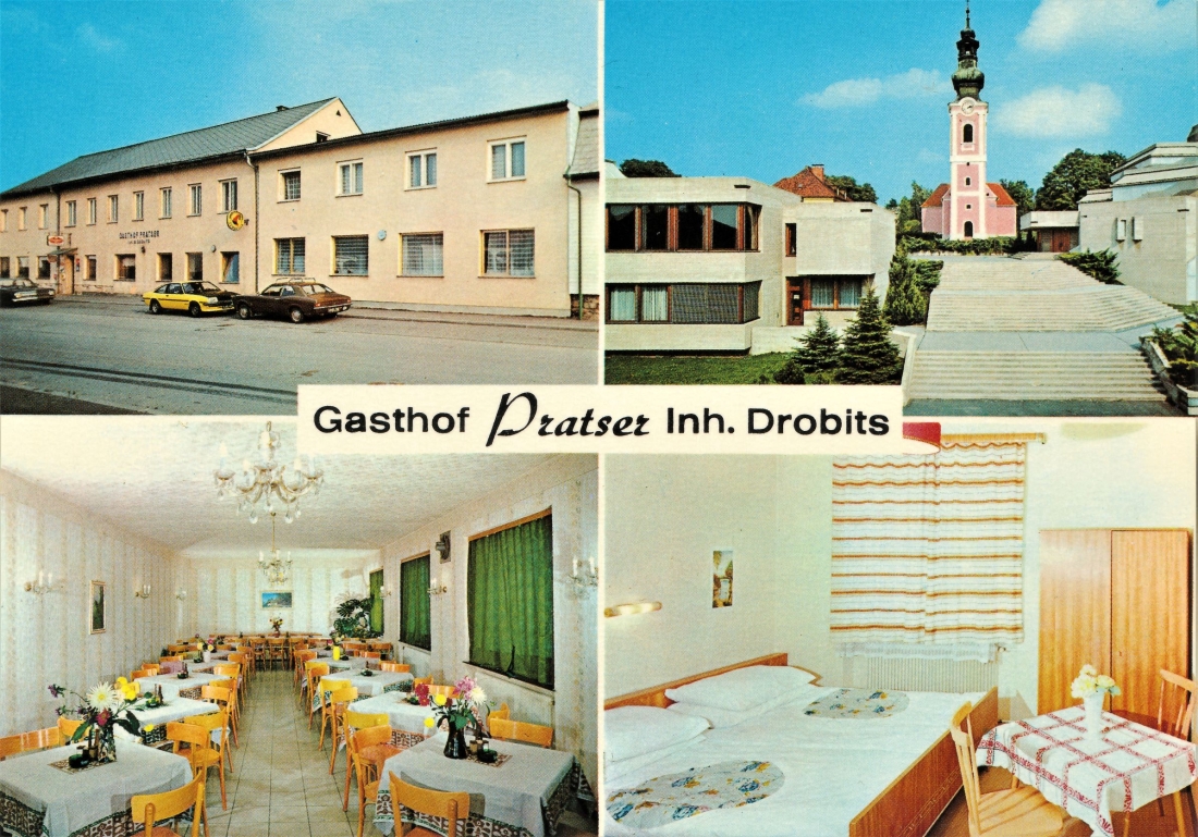 Ansichtskarte: Gasthaus Pratser Inhaber Drobits (Grazerstraße 61)