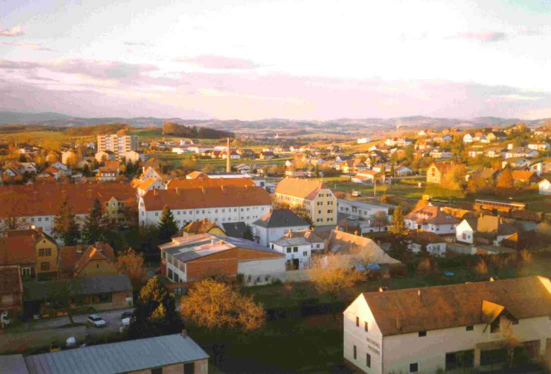 Blick vom Hochhaus in Richtung Norden