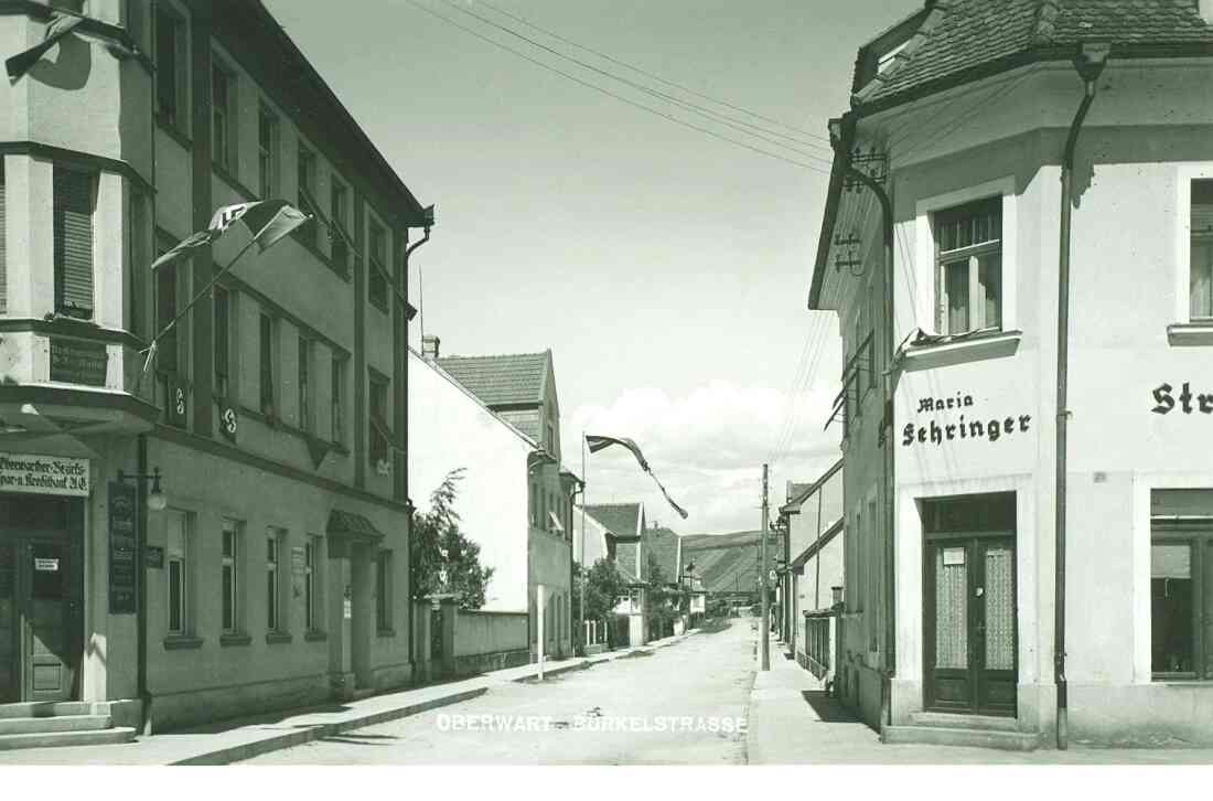 Ansichtskarte: Blick in die Bürckelgasse / Lisztgasse