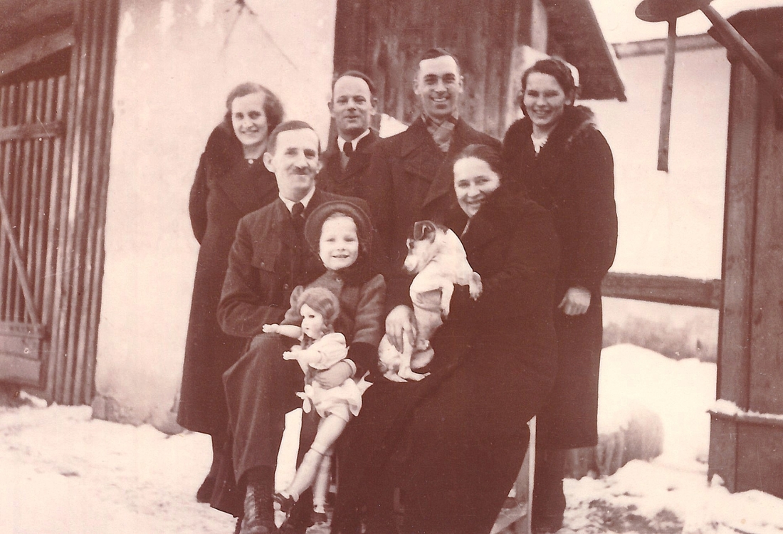 Familienfoto der Fam. Hanusch - Graf - Hicke