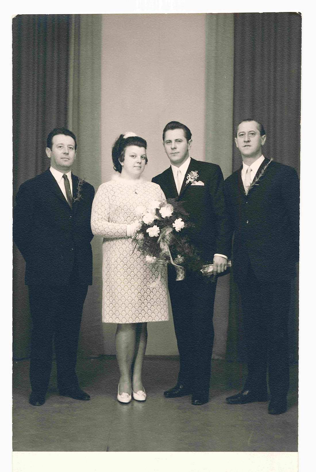 Hochzeit Ingrid Zambo (*1948/+2007) und Ernst Fülöp (*1943/+2005)