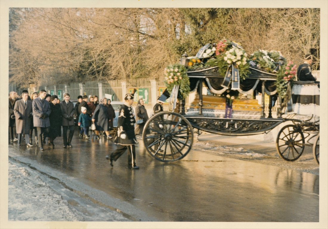 Begräbnis Josef Tölly (*1913 / +1968) - evang. HBB