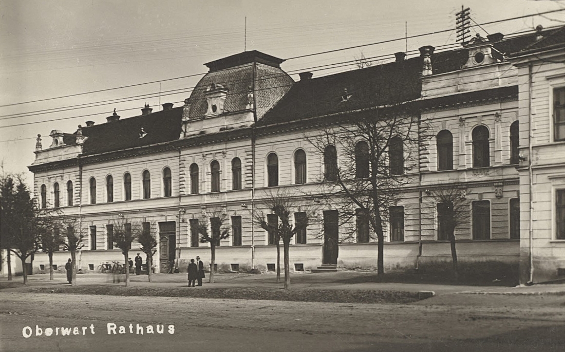 Ansichtskarte: Oberwart Rathaus