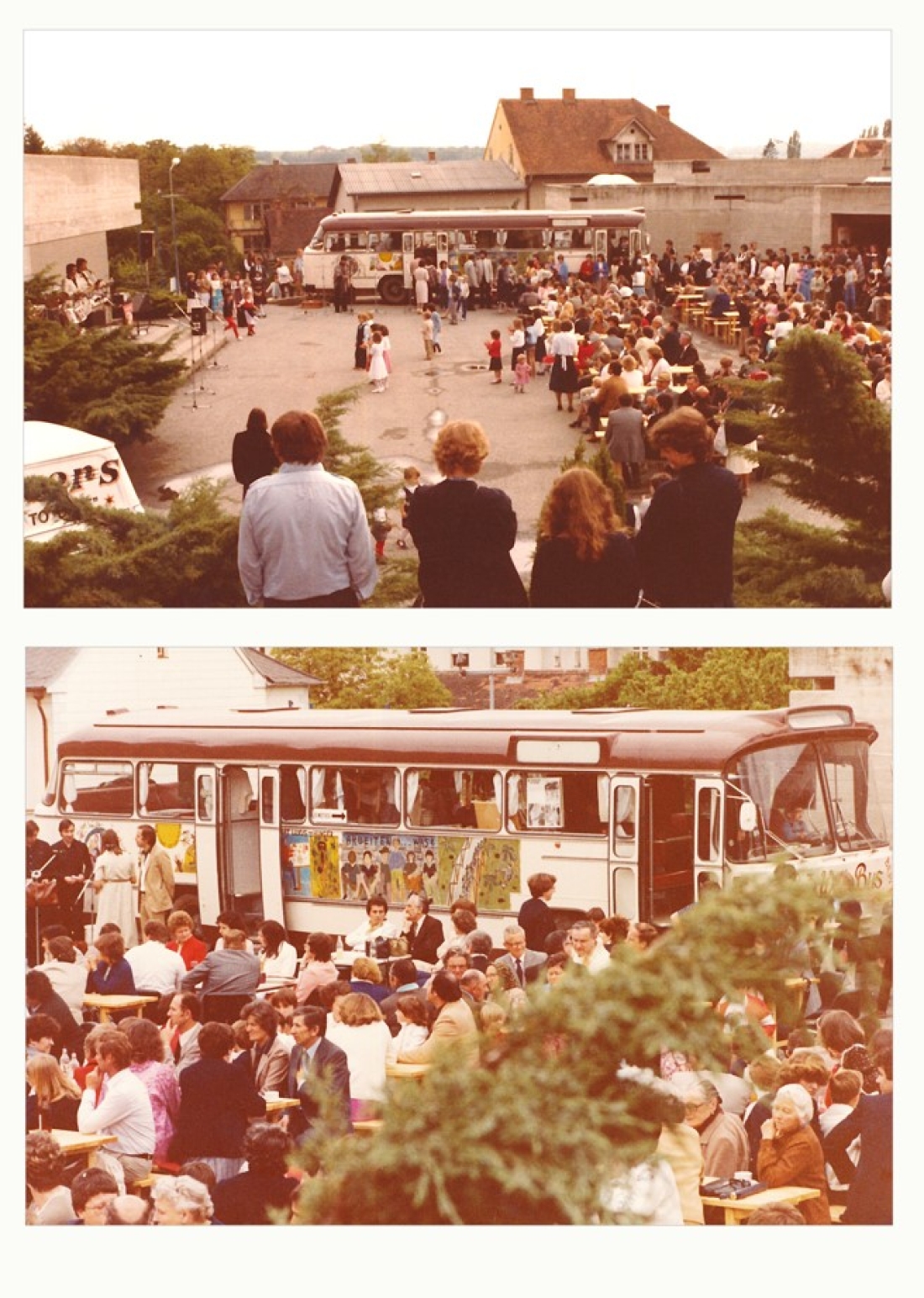 Röm. kath. Pfarre: Fest zur Inbetriebnahme des BEPO-Dritte-Weltladen-Busses am Pfarrplatz