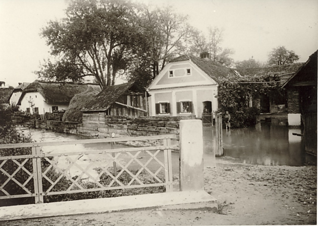 Pinka: Hochwasser in der Falkengasse