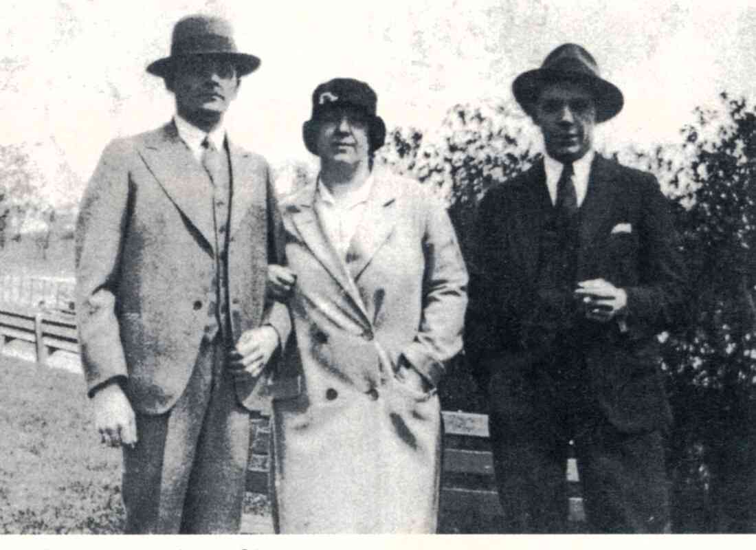 Auswanderer Karl Heigl (*1903) mit Bruder Adolf und dessen Frau in Chicago