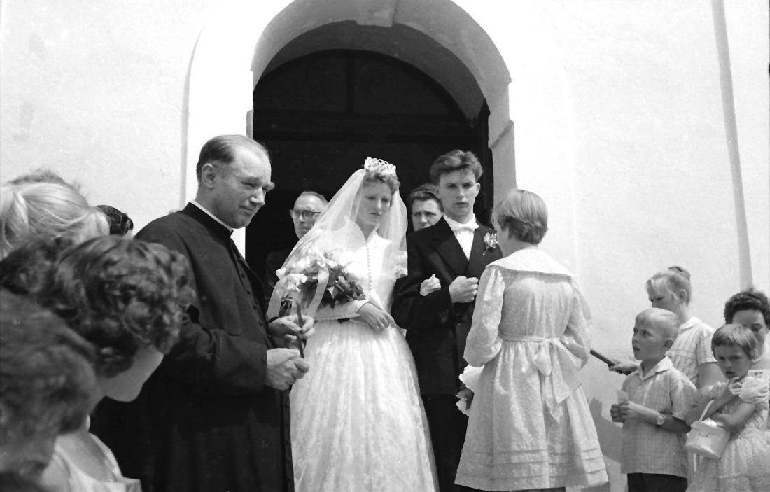 Hochzeit Erich Langer (*1934 / +2010) und Elfried Graf (*1936 / +2015)