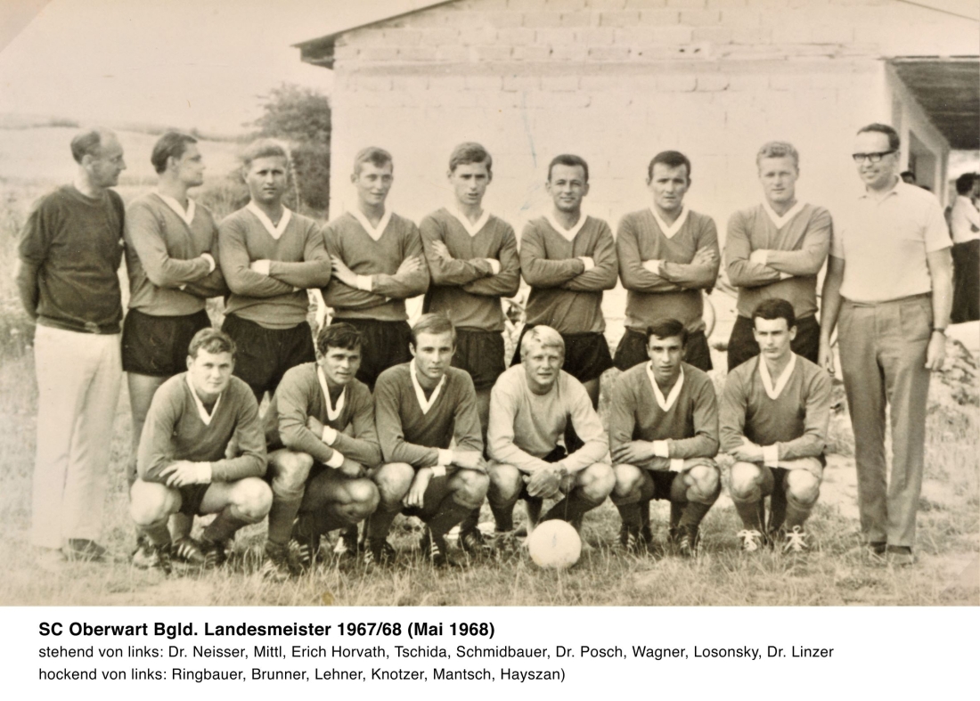 Fußball - SC Oberwart: Bgld Landesmeister 1967/68