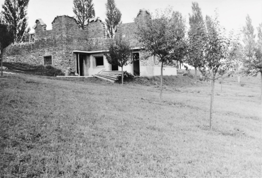 Wohnhaus Stefan Schermann (Grazerstraße 155): der Rohbau wächst