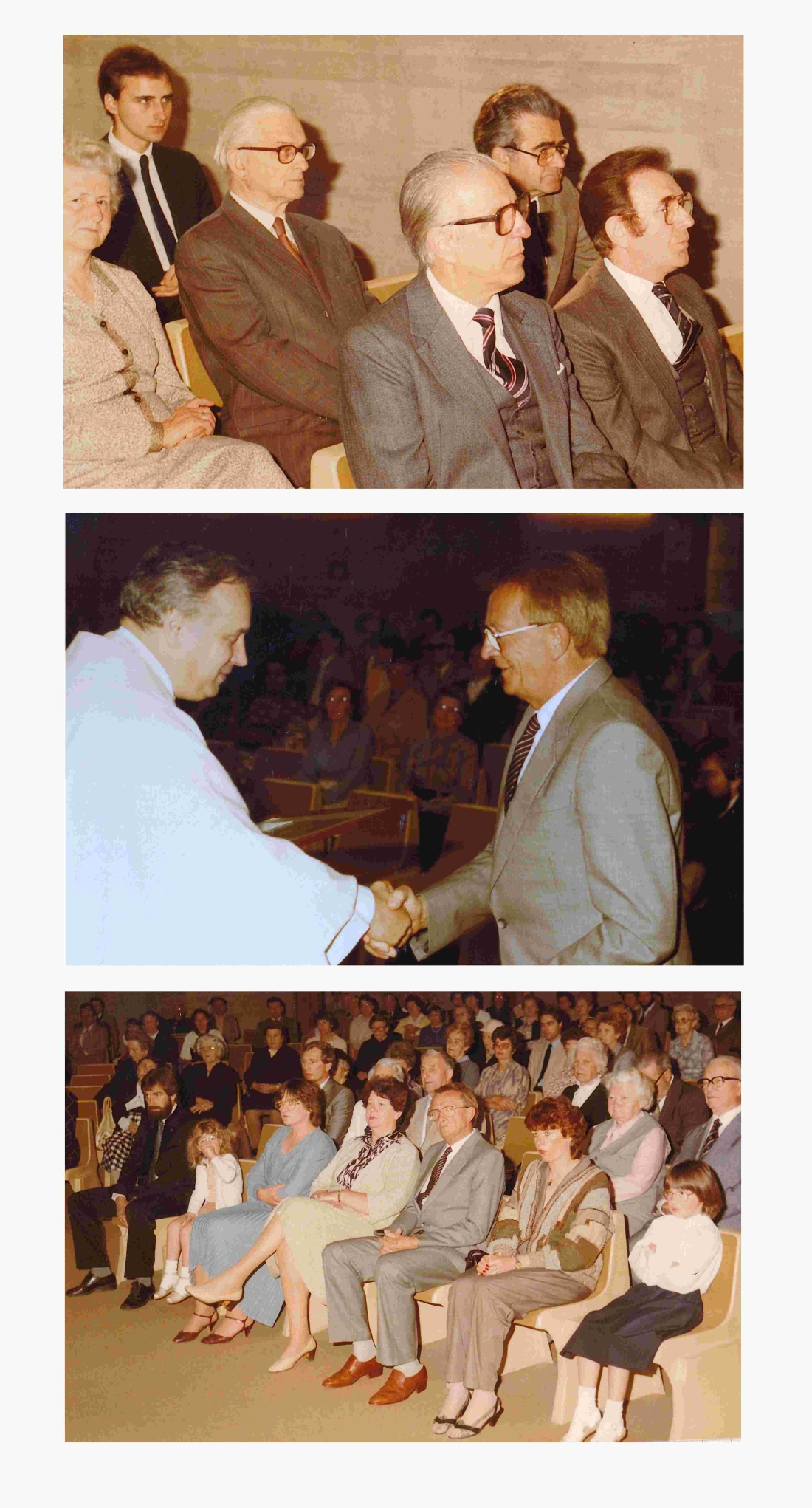 Röm. kath. Pfarre: SR Otto Wölfel  (*1924/+2020) feiert sein 35-jähriges Jubiläum als Kantor - Mongold/Krutzler/Vitsich/Granich/Racz/Schwarz/Kirnbauer