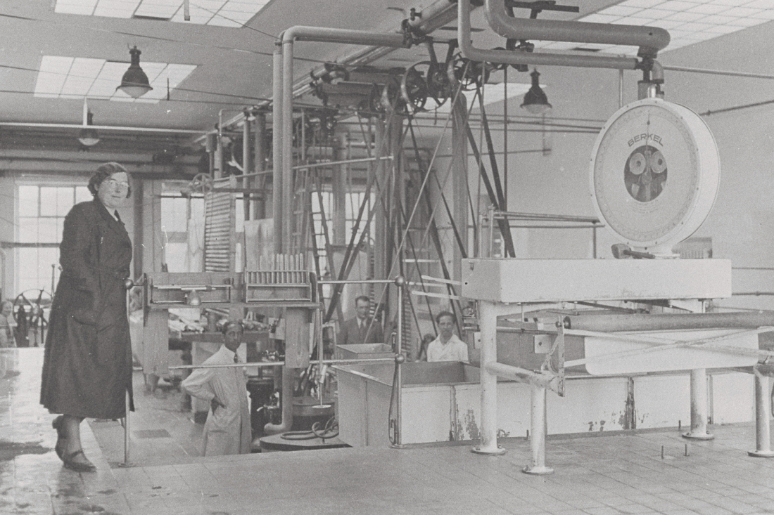 Genossenschaftsmolkerei: Produktionshalle in der ersten Molkerei (Wienerstraße 8b)