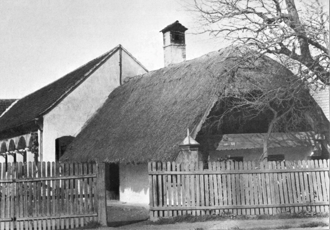 Strohgedecktes Bauernhaus in Blockbauweise mit Arkaden (Fam Szabo; Grazerstraße 60 / OW 338 - Konskrptionsnummer 698)