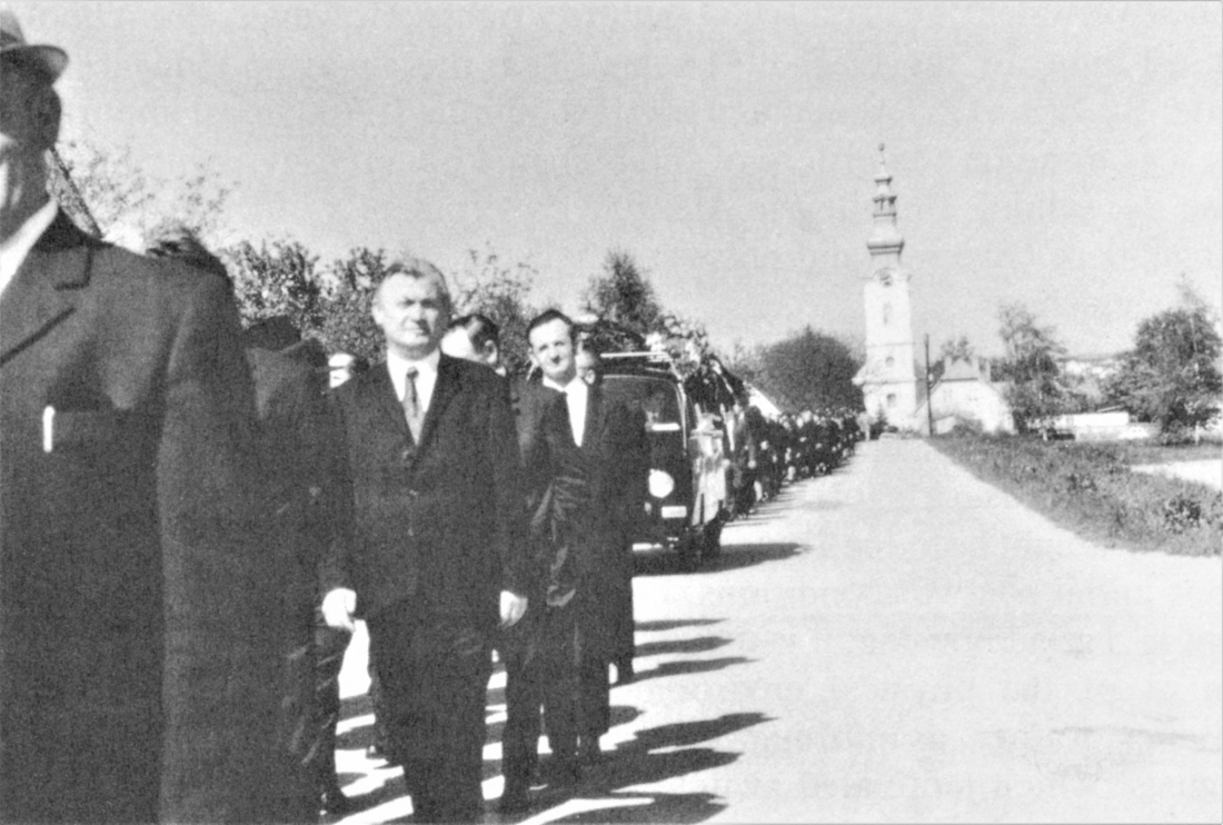 Begräbniszug zum reformierten Friedhof in der Augartengasse - Lakatos