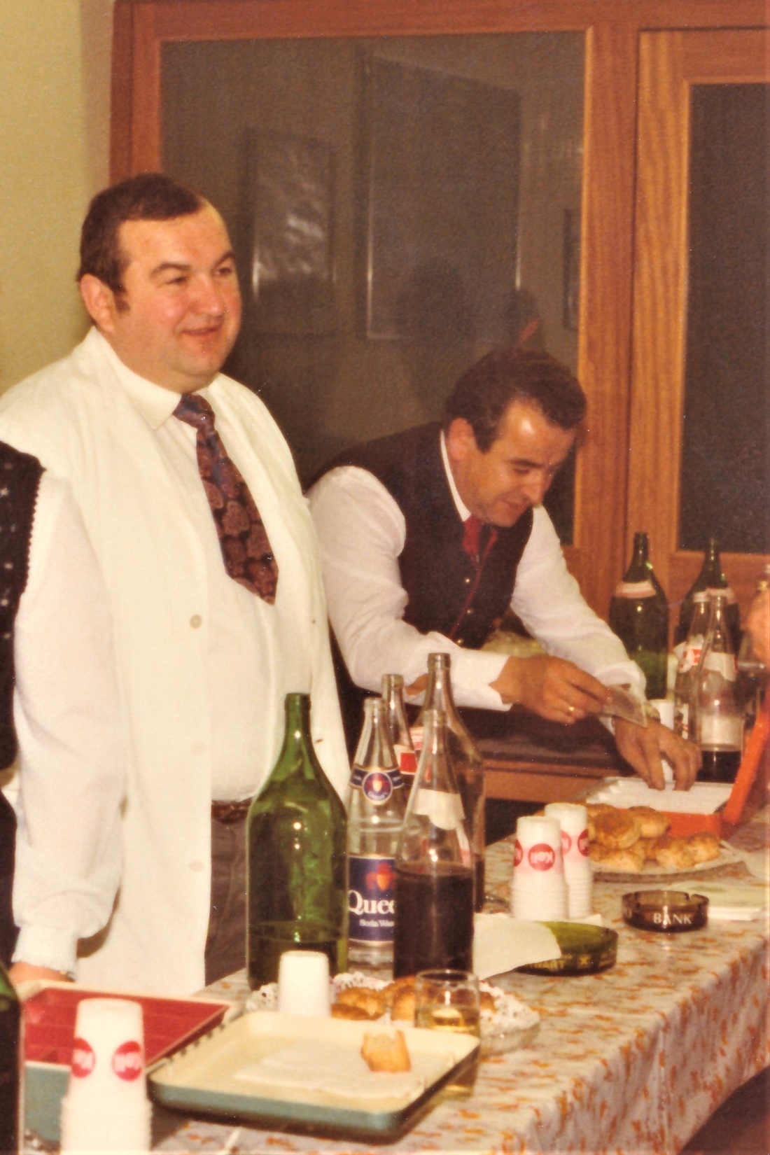 Johann "Bäck´" Miklos (*1949/+2010) und Johann Levonjak (*1938)