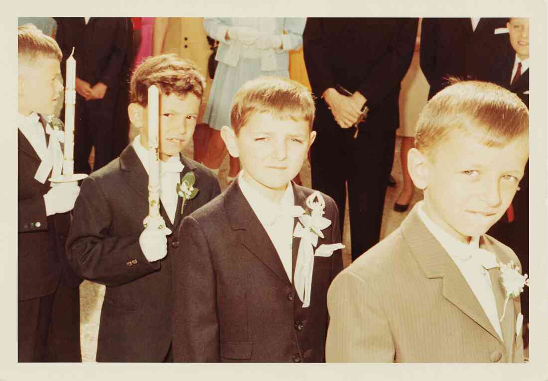 Röm. kath. Pfarre: Erstkommunion 1969 - Fasching/Stubits/Marosi/Frühmann