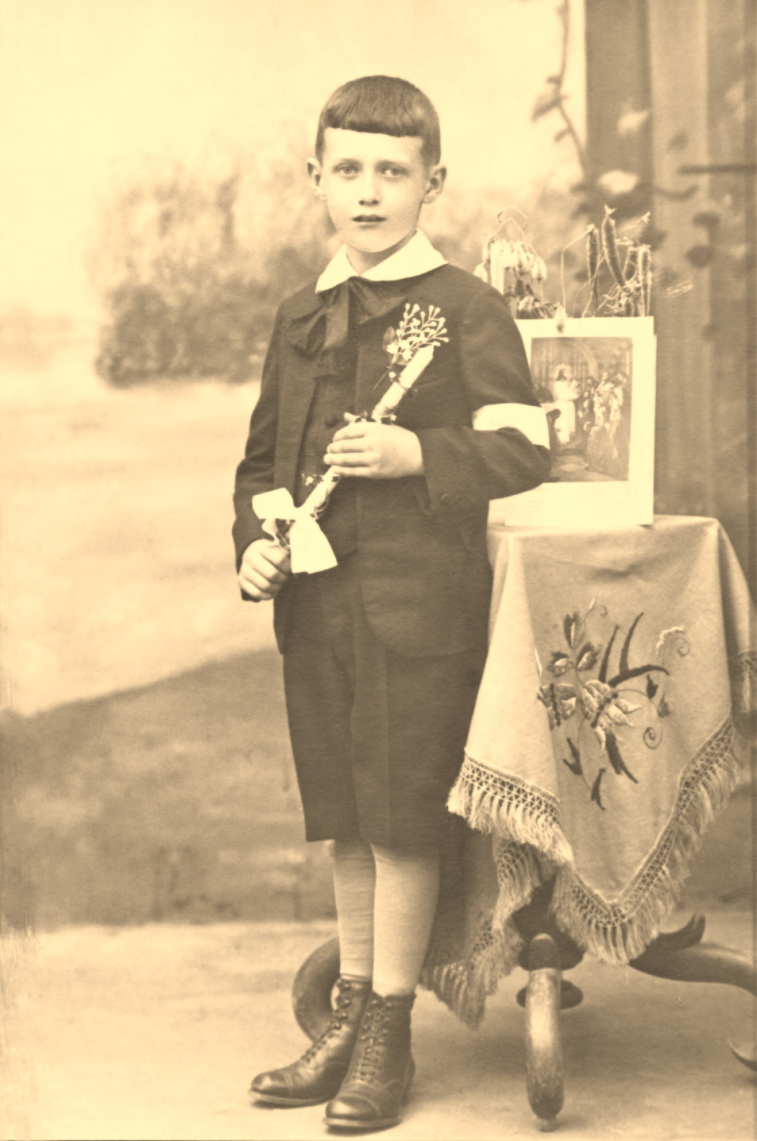 Erstkommunion Franz Riegler (*1921/+1943 - gefallen)