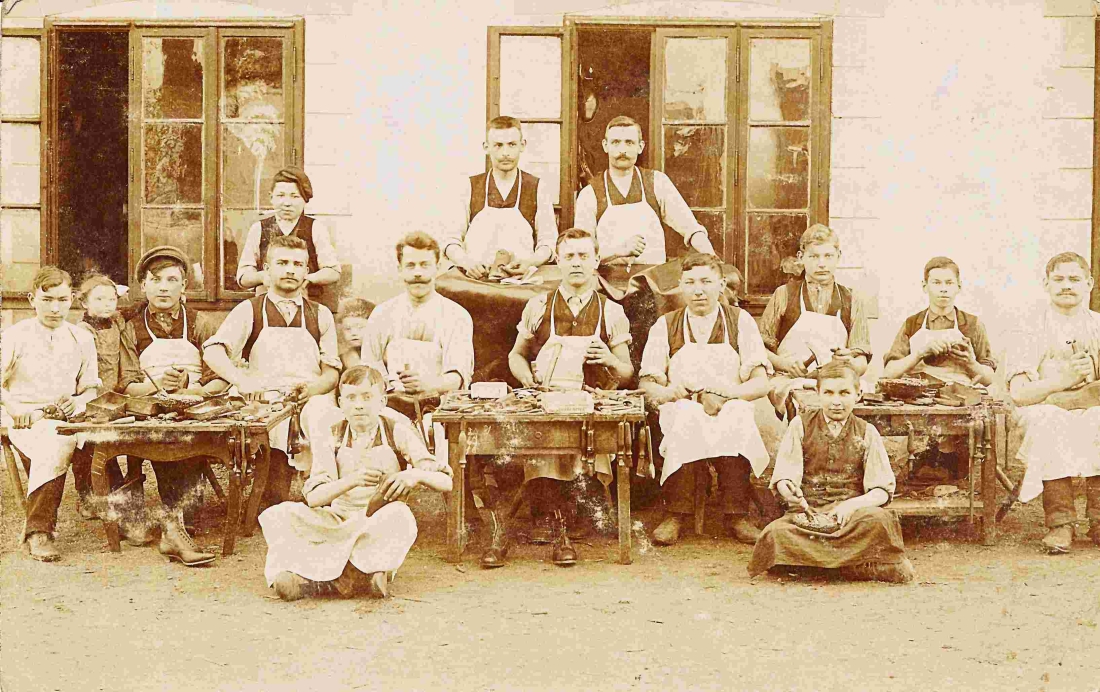 Schuster- oder Oberteilerzeuger-Werkstatt