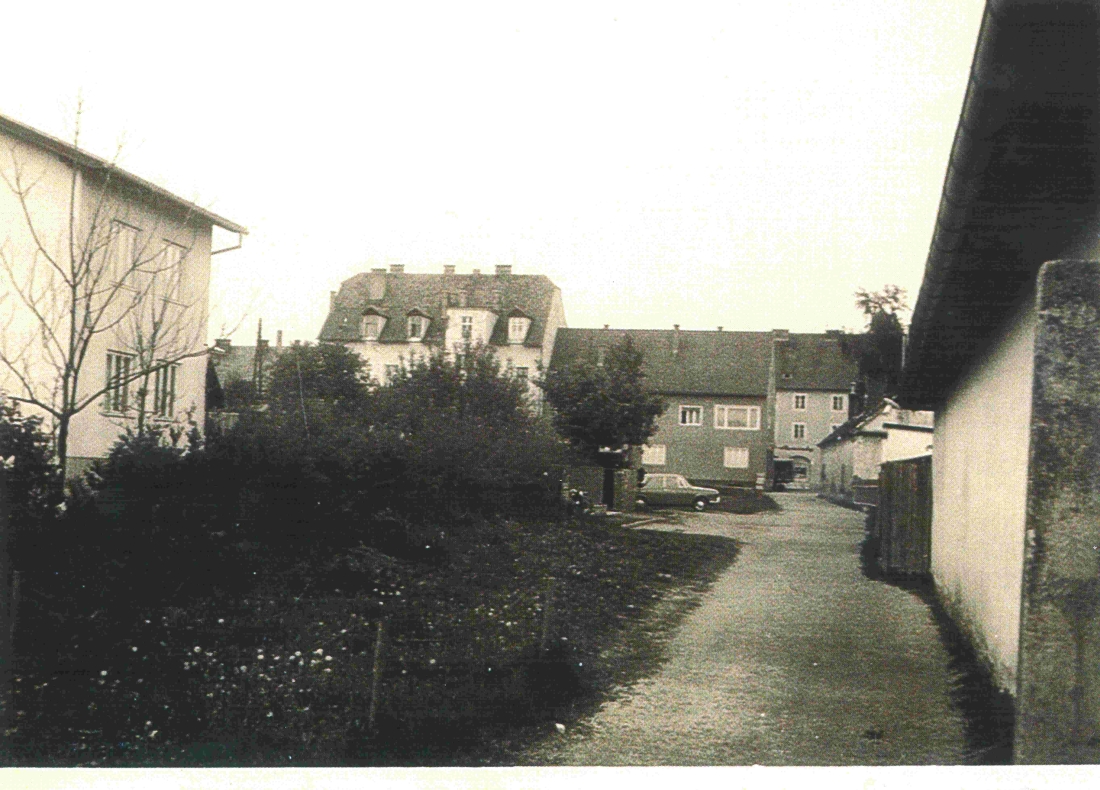 Blick in die Lannergasse gegen NO