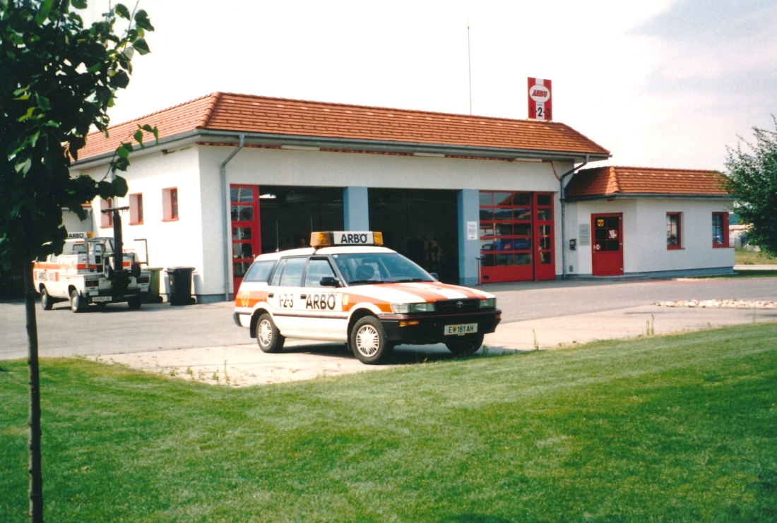 ARBÖ: Neueröffnung des Stützpunkts Rosengasse 1 am 27. Oktober 1990