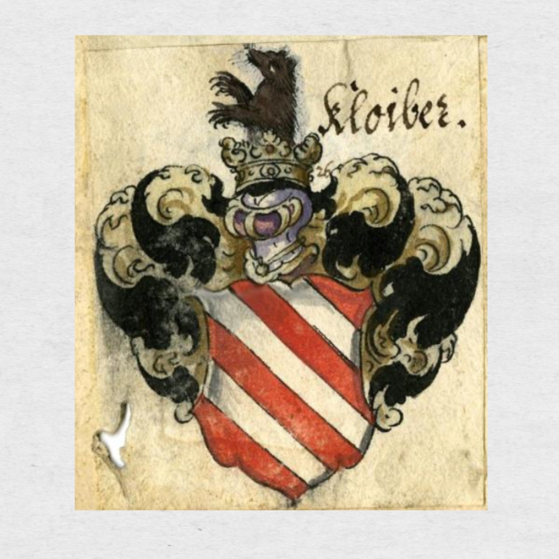 Originalwappen der Familie Khloyber