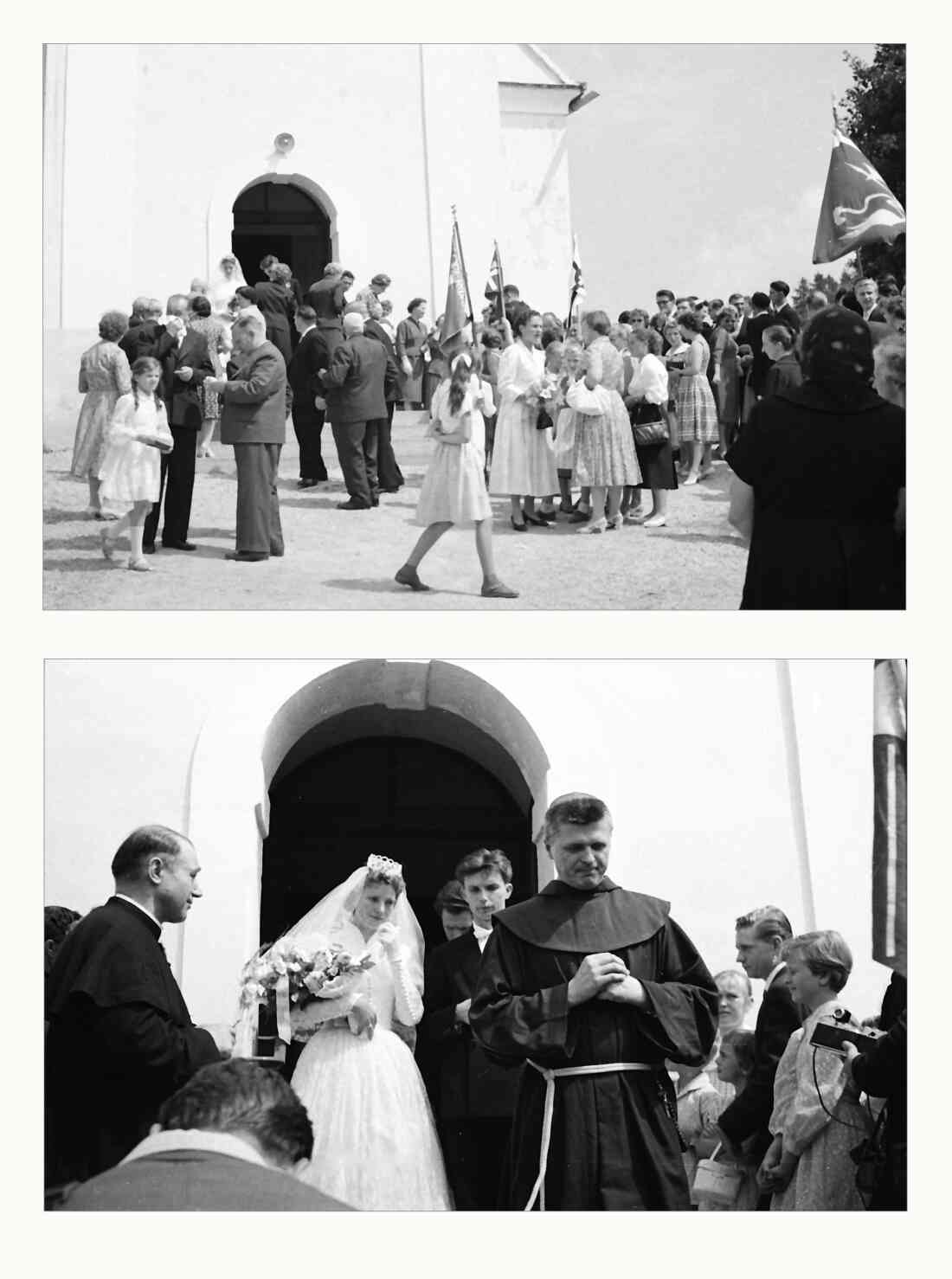 Hochzeit Erich Langer (*1934/+2010) und Elfriede Graf (*1936/+2015)