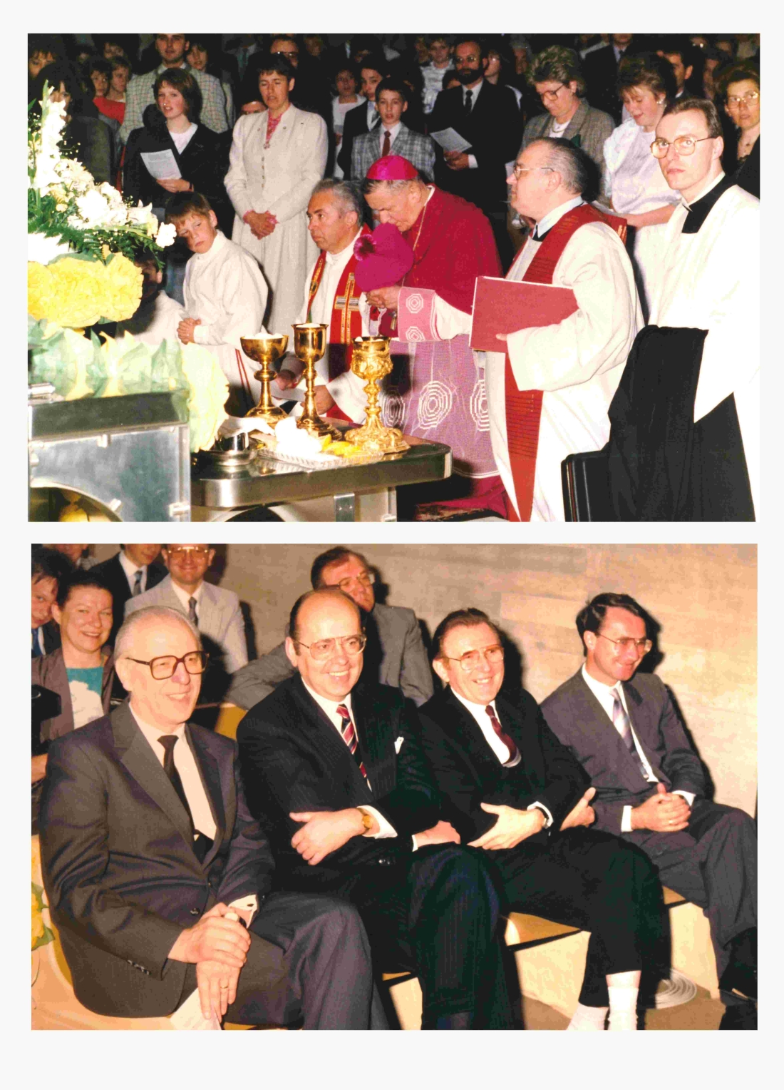 Röm. kath. Pfarre: Firmung am 23. Mai 1988 - Mikovits/Laszlo/Schwarz/Zsifkovics/Vitsich/Linzer/Racz/Berger/Dellacher/Taschler